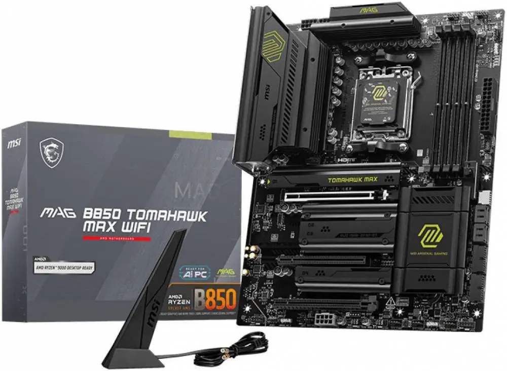 Дънна платка MSI MAG B850 TOMAHAWK MAX WIFI II AM5 - 911-7E62-015R