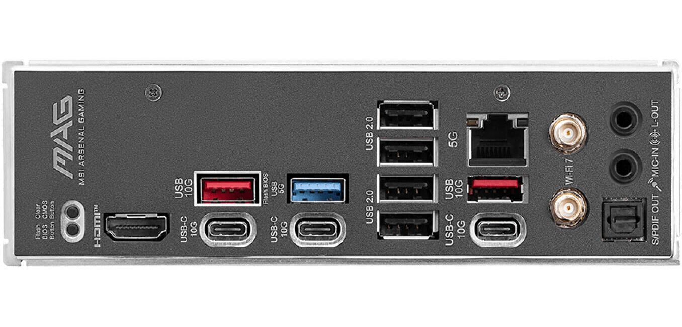 Дънна платка MSI MAG B850 TOMAHAWK MAX WIFI II AM5 - 911-7E62-015R