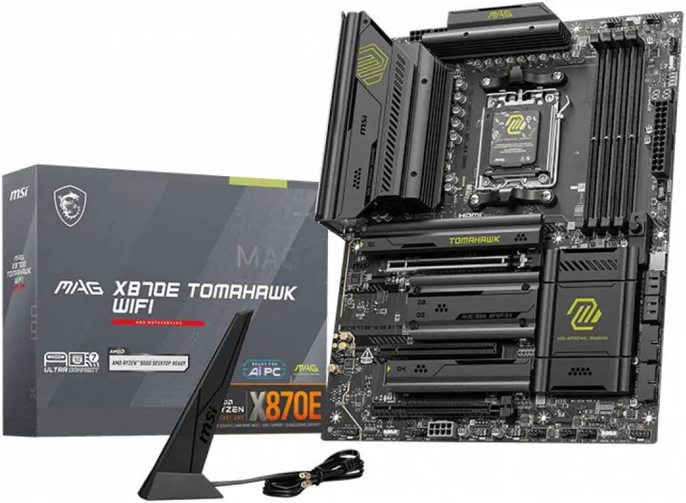 Дънна платка MSI MAG X870E TOMAHAWK MAX WIFI АМ5 - 911-7E59-006