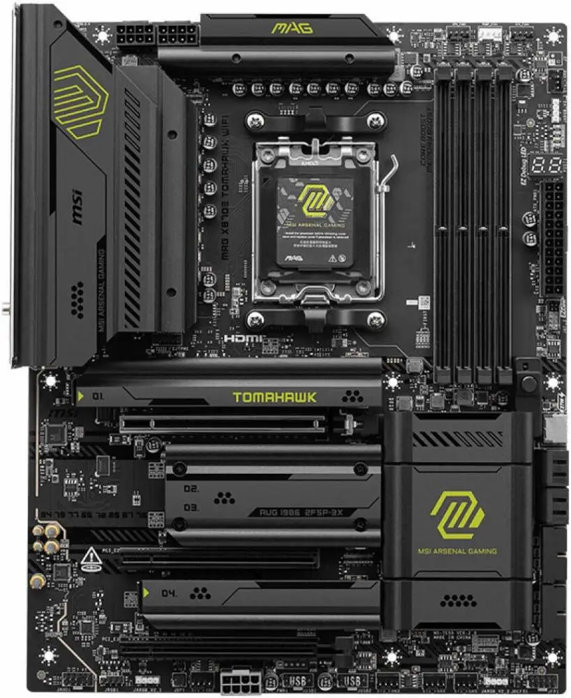Дънна платка MSI MAG X870E TOMAHAWK MAX WIFI АМ5 - 911-7E59-006