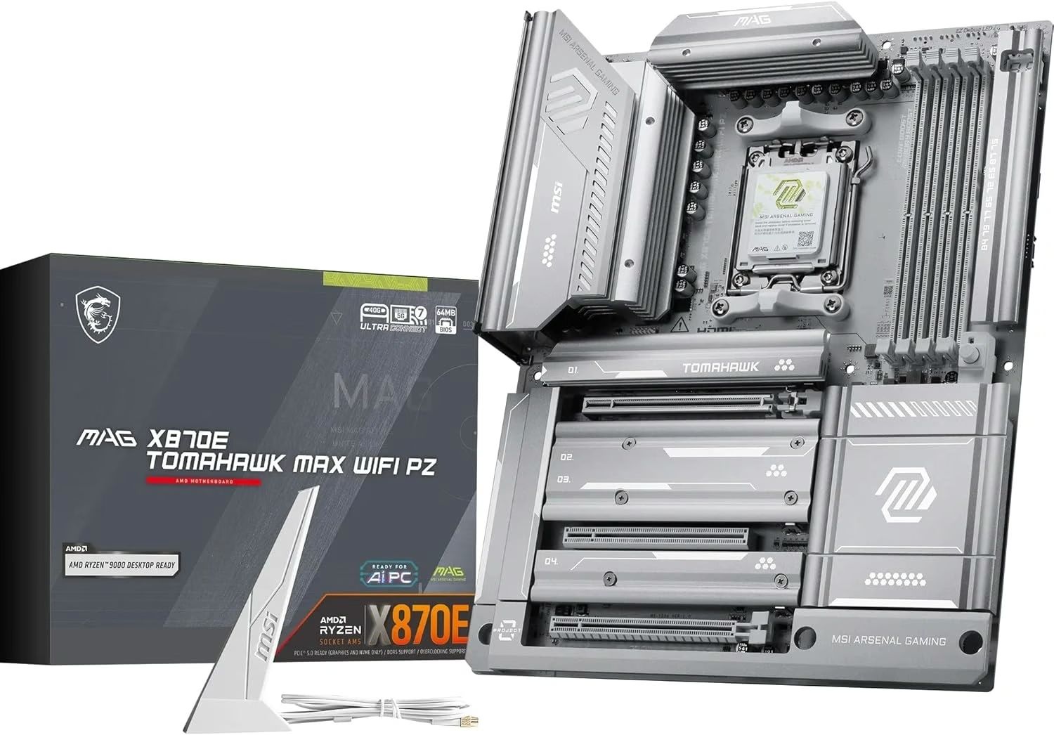 Carte mère MSI MAG X870E TOMAHAWK MAX WIFI PZ - 911-7E84-001