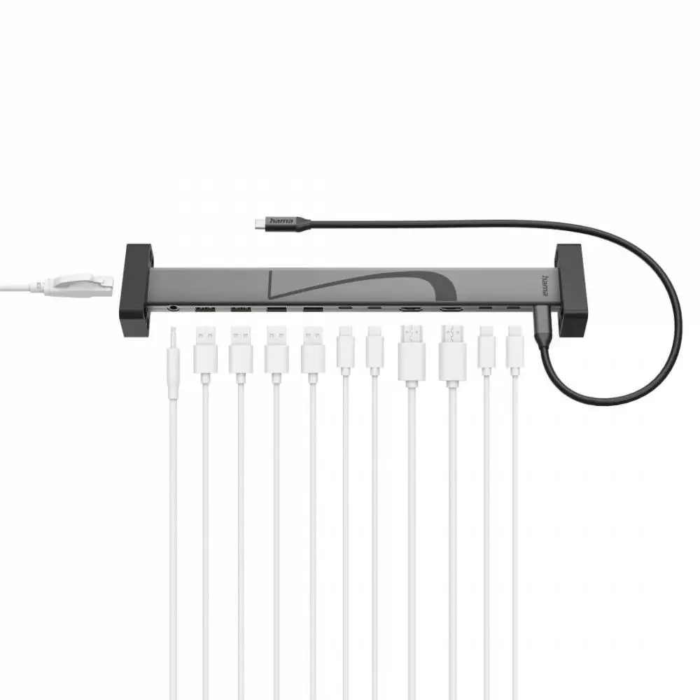 HAMA Докинг станция "Connect2Office Work" USB-C, 12 порта