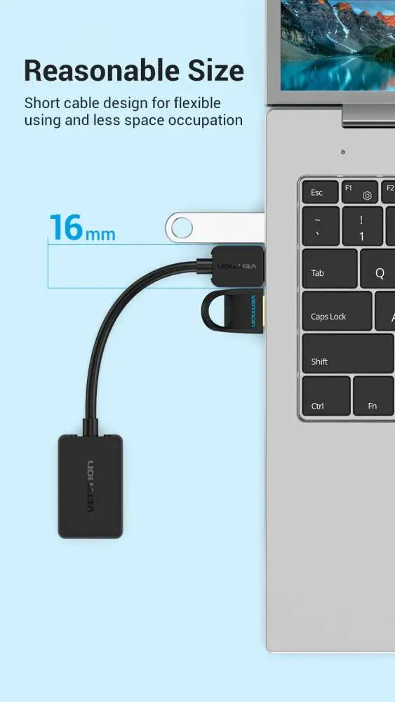 Vention външна звукова карта USB Sound card - CDYB0
