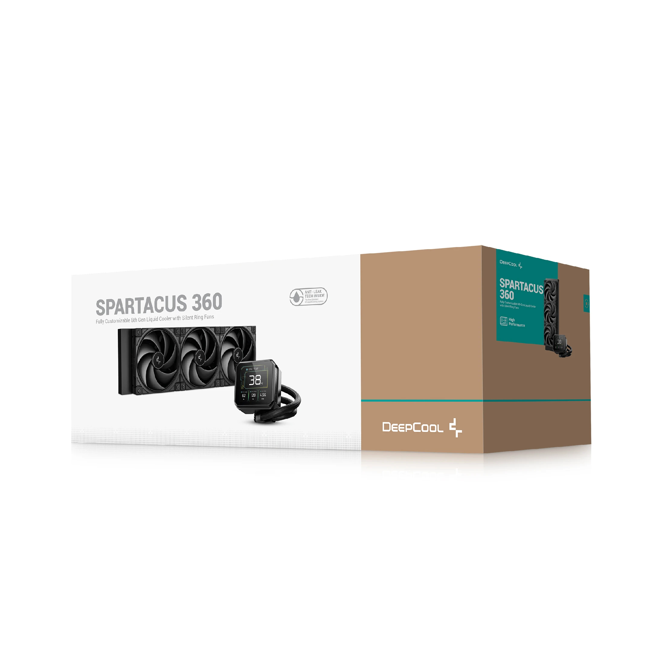 Водно охлаждане DeepCool SPARTACUS 360, 3.4 inch IPS Display Water Cooling