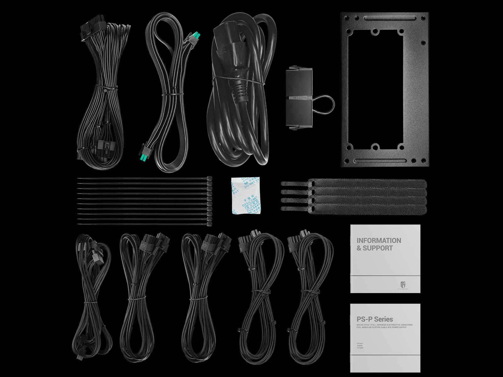 Захранване DeepCool PS1000P PSU SFX 3.1 1000W 80 Plus Platinum, ITX, Full Modular