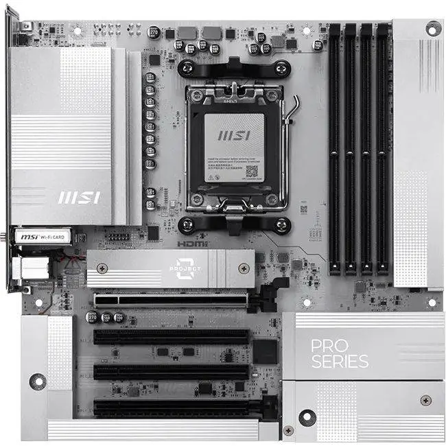 Дънна платка MSI PRO B850M-A WIFI PZ AM5 - 911-7E78-001