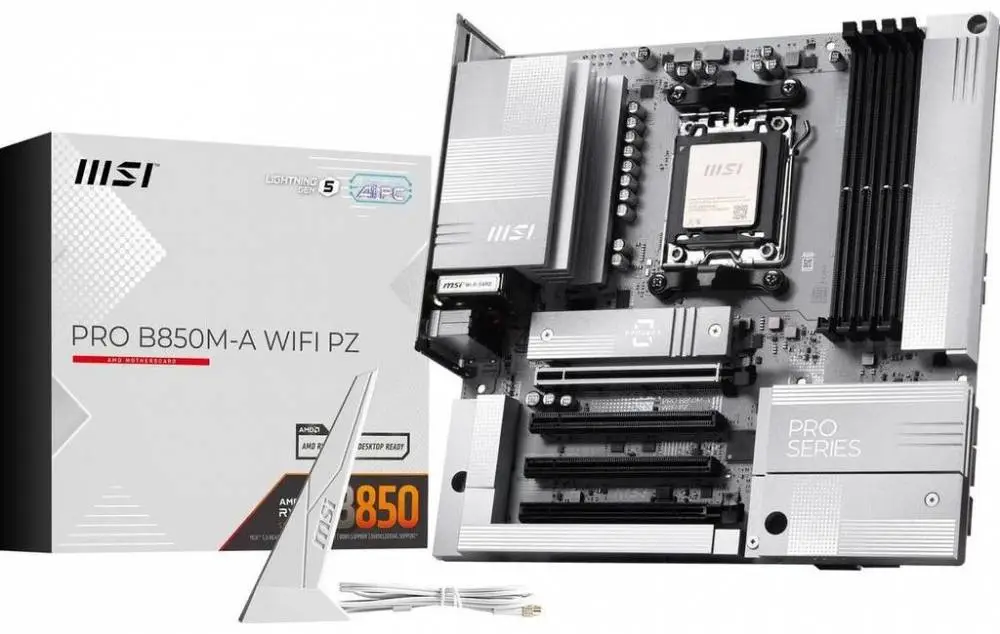 Дънна платка MSI PRO B850M-A WIFI PZ AM5 - 911-7E78-001