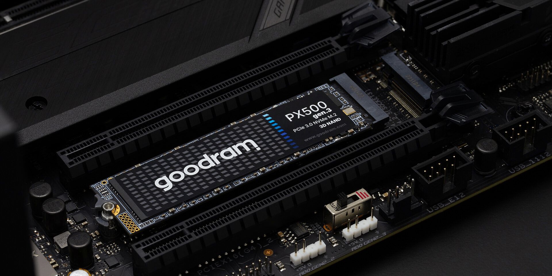 Диск SSD GOODRAM PX500, 512GB M.2 2280 NVMe PCIe Gen3x4 - SSDPR-PX500-512-80-G3