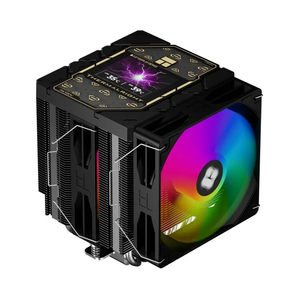 Охладител за процесор Thermalright Peerless Assassin 120 Vision ARGB, Dual-Tower, 2.8 inch Display CPU Cooler