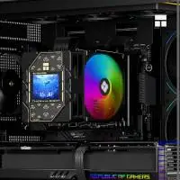 Охладител за процесор Thermalright Peerless Assassin 120 Vision ARGB, Dual-Tower, 2.8 inch Display CPU Cooler