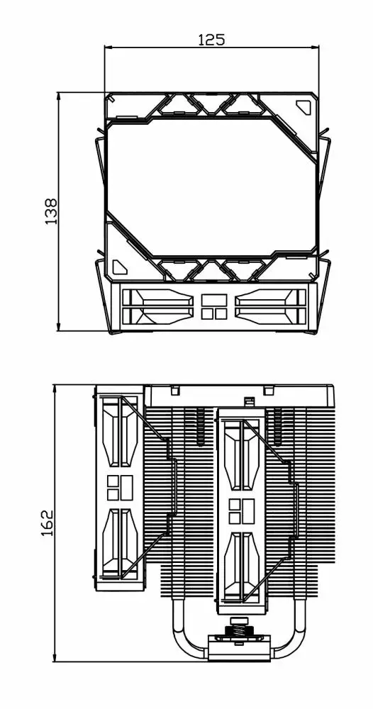 Ψυγείο επεξεργαστή Thermalright Peerless Assassin 120 Vision ARGB, Dual-Tower, 2.8 inch Display CPU Cooler
