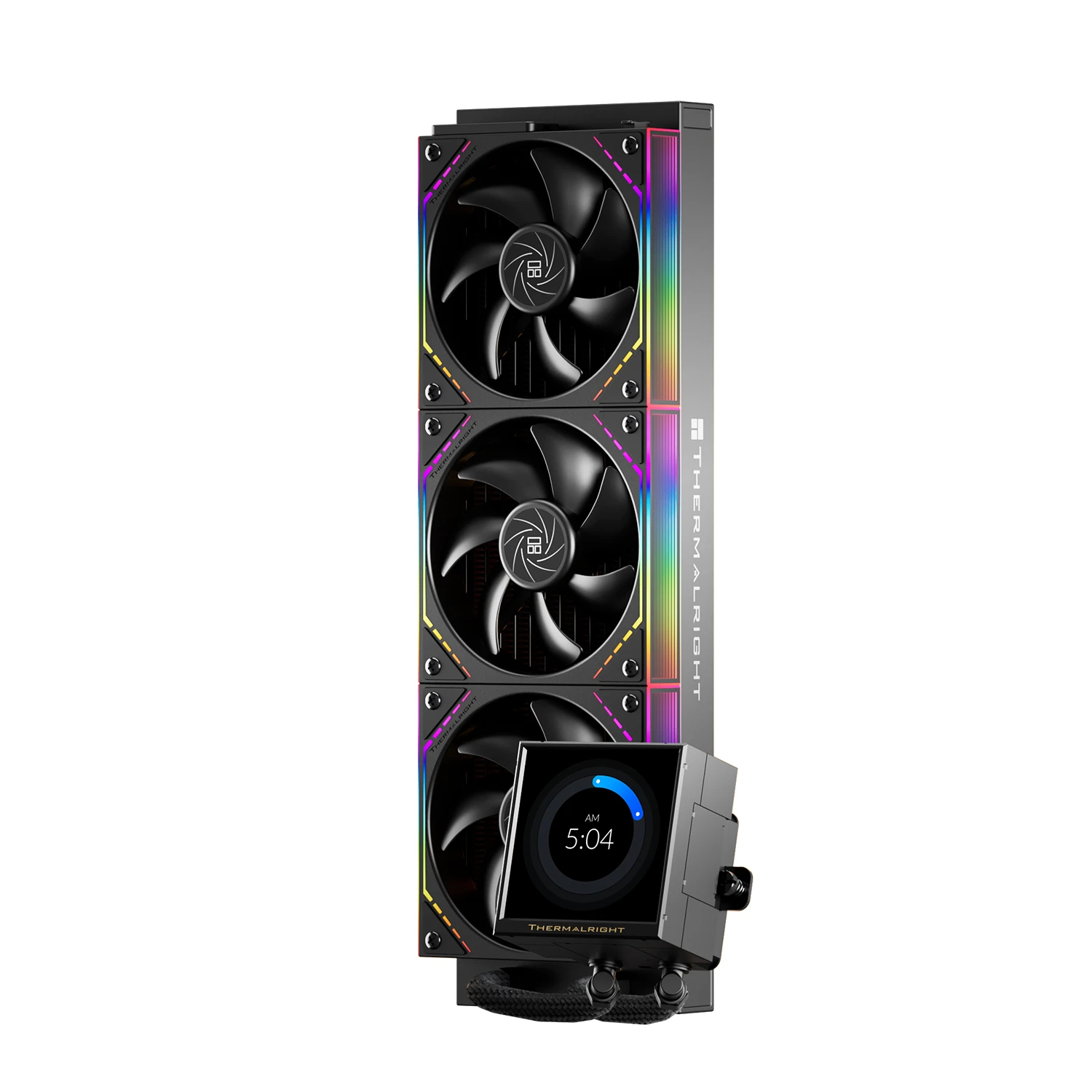 Водно охлаждане Thermalright Peerless Vision 360 ARGB Black, 3.95 inch IPS LCD Display Water Cooling