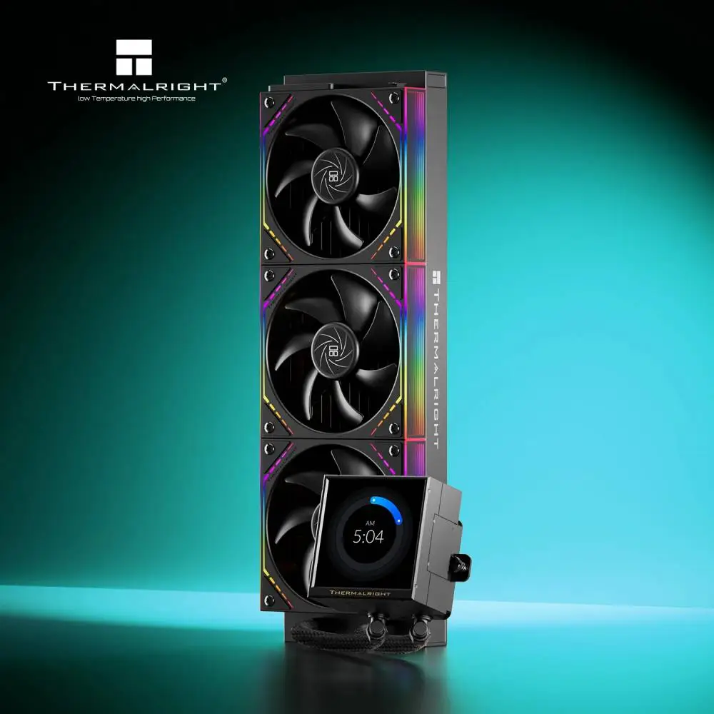 Водно охлаждане Thermalright Peerless Vision 360 ARGB Black, 3.95 inch IPS LCD Display Water Cooling