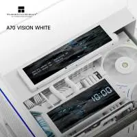 Thermalright кутия Case ATX - TR-A70 Vision White - 9.16 inch LCD Display, USB-C