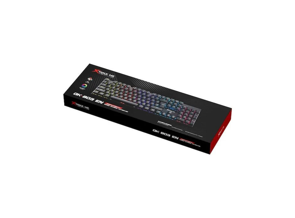 Xtrike ME геймърска механична клавиатура Gaming Mechanical keyboard 104 keys - GK-803 EN (English US)