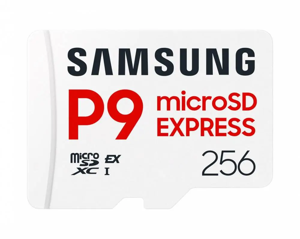 Карта пам'яті Samsung microSDXC, 256GB, P9 Express, 800 MB/s, UHS-I 90 MB/s U3, V30, A1