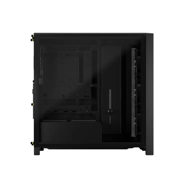 Кутия Corsair Frame 4000D Wood RS Mid-Tower - Black/Walnut