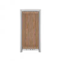 Кутия Corsair Frame 4000D Wood RS Mid-Tower - White/Oak