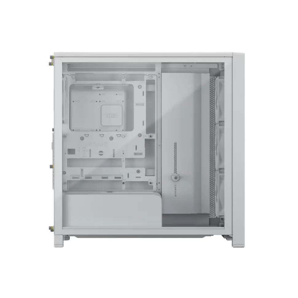 Кутия Corsair Frame 4000D Wood RS Mid-Tower - White/Oak