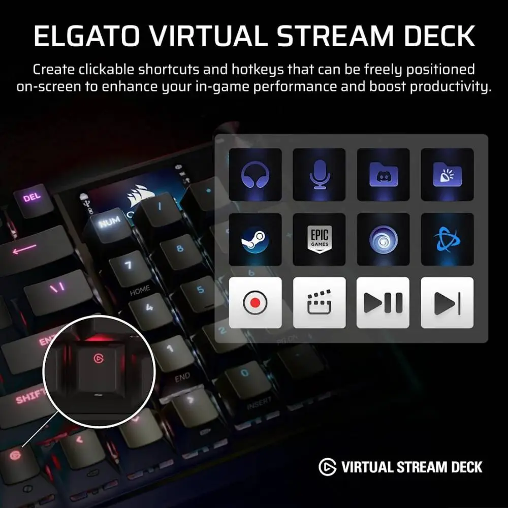 Геймърскa механична клавиатура Corsair Vanguard Pro 96 Hall Effect - Hyperdrive Magnetic Switch