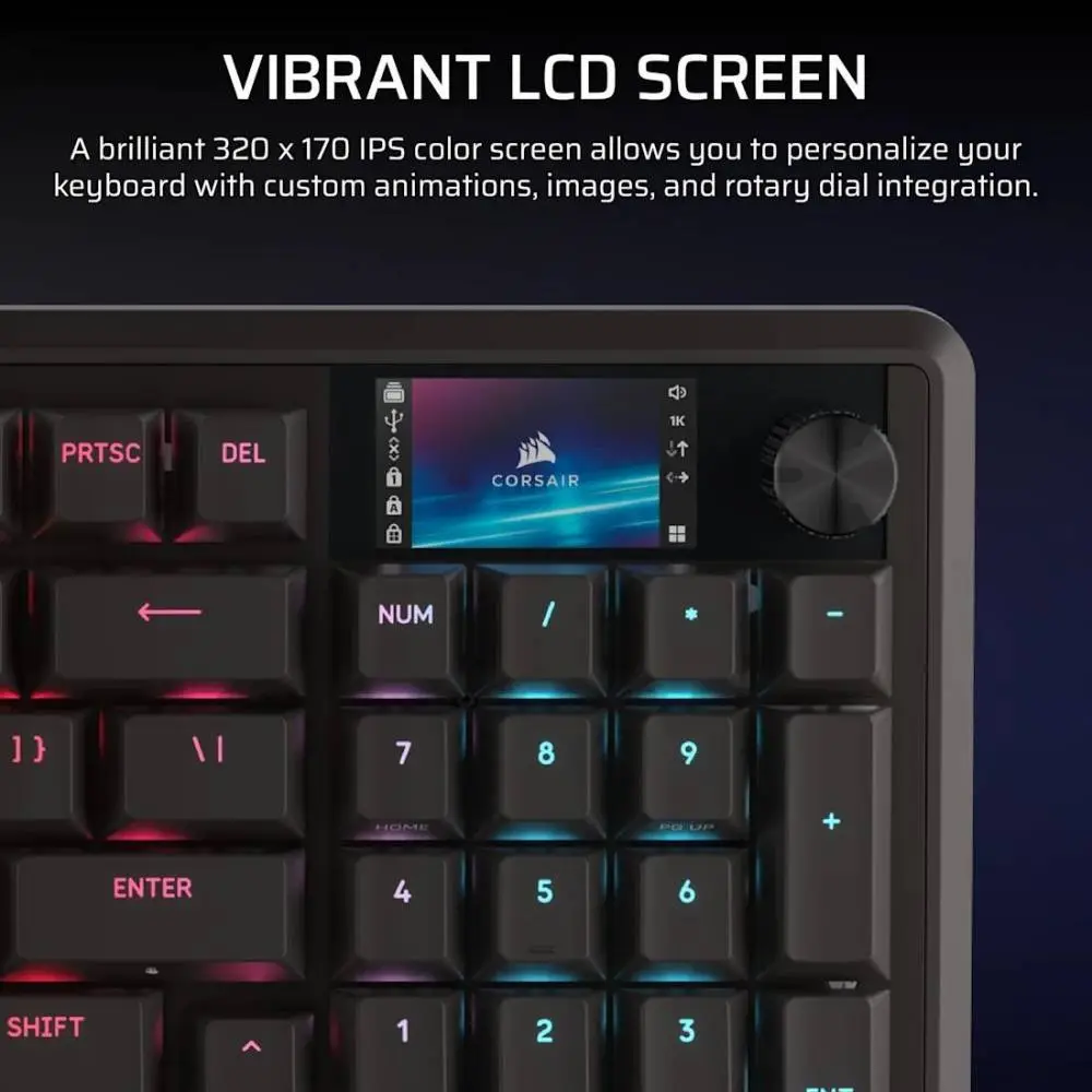 Геймърскa механична клавиатура Corsair Vanguard Pro 96 Hall Effect - Hyperdrive Magnetic Switch
