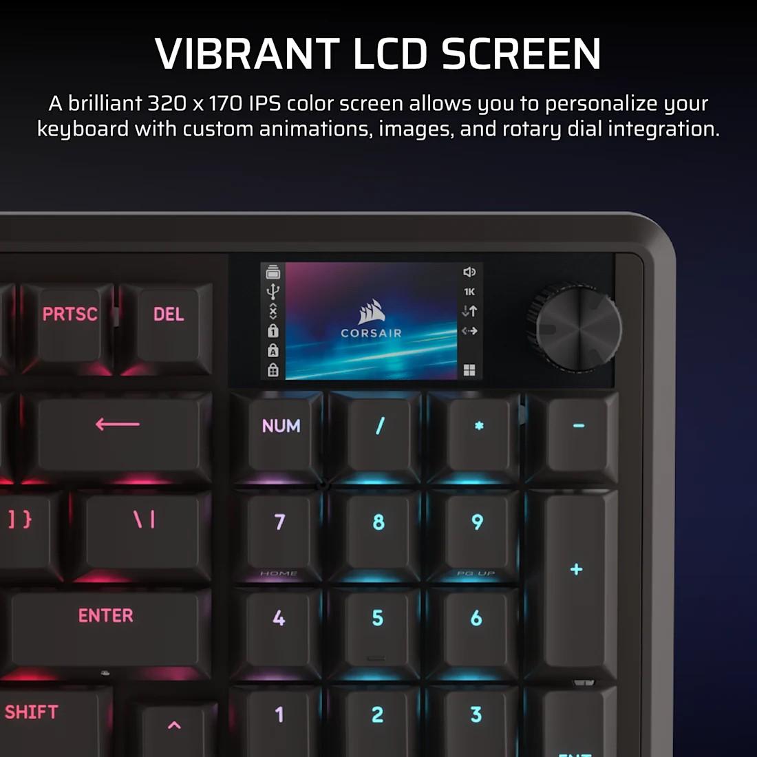 Геймърскa механична клавиатура Corsair Vanguard Pro 96 Hall Effect - Hyperdrive Magnetic Switch