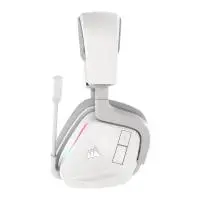 Геймърски безжични слушалки с микрофон Corsair VOID v2 - White