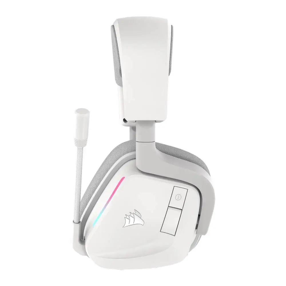 Геймърски безжични слушалки с микрофон Corsair VOID v2 - White