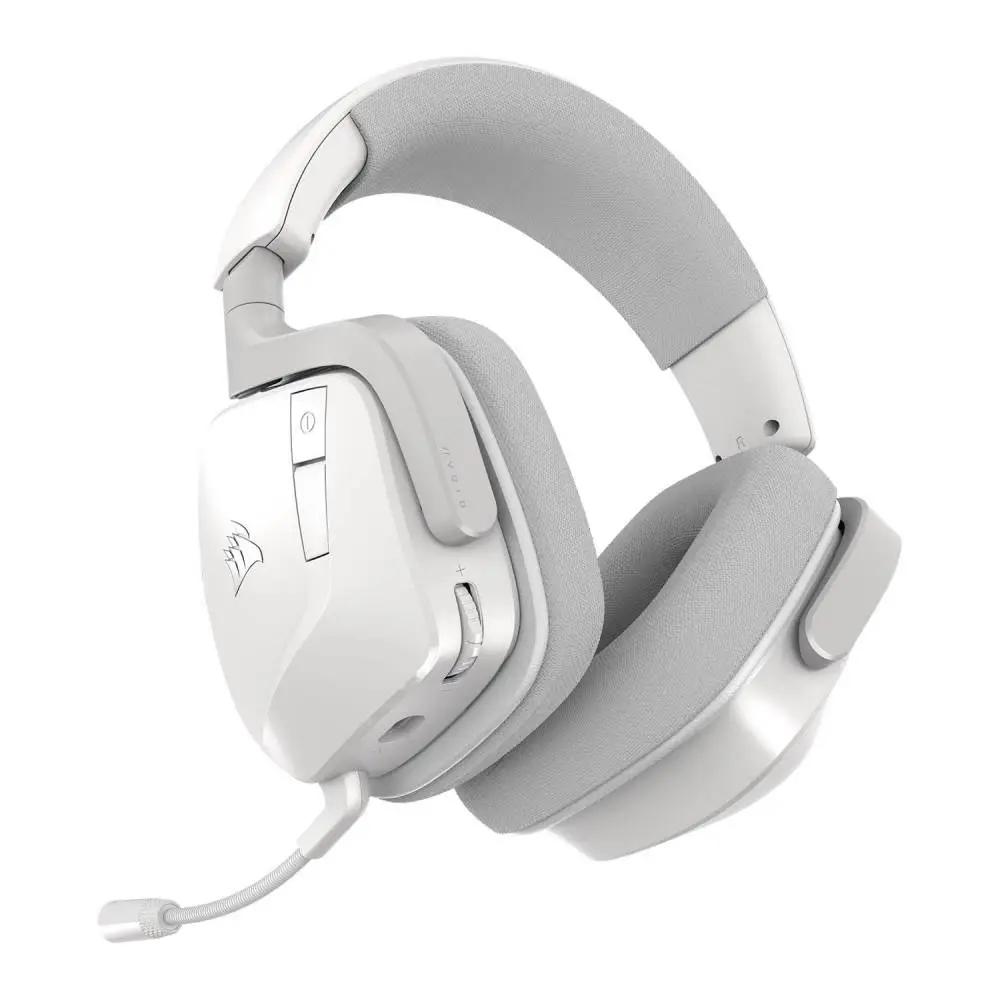 Геймърски безжични слушалки с микрофон Corsair VOID v2 - White