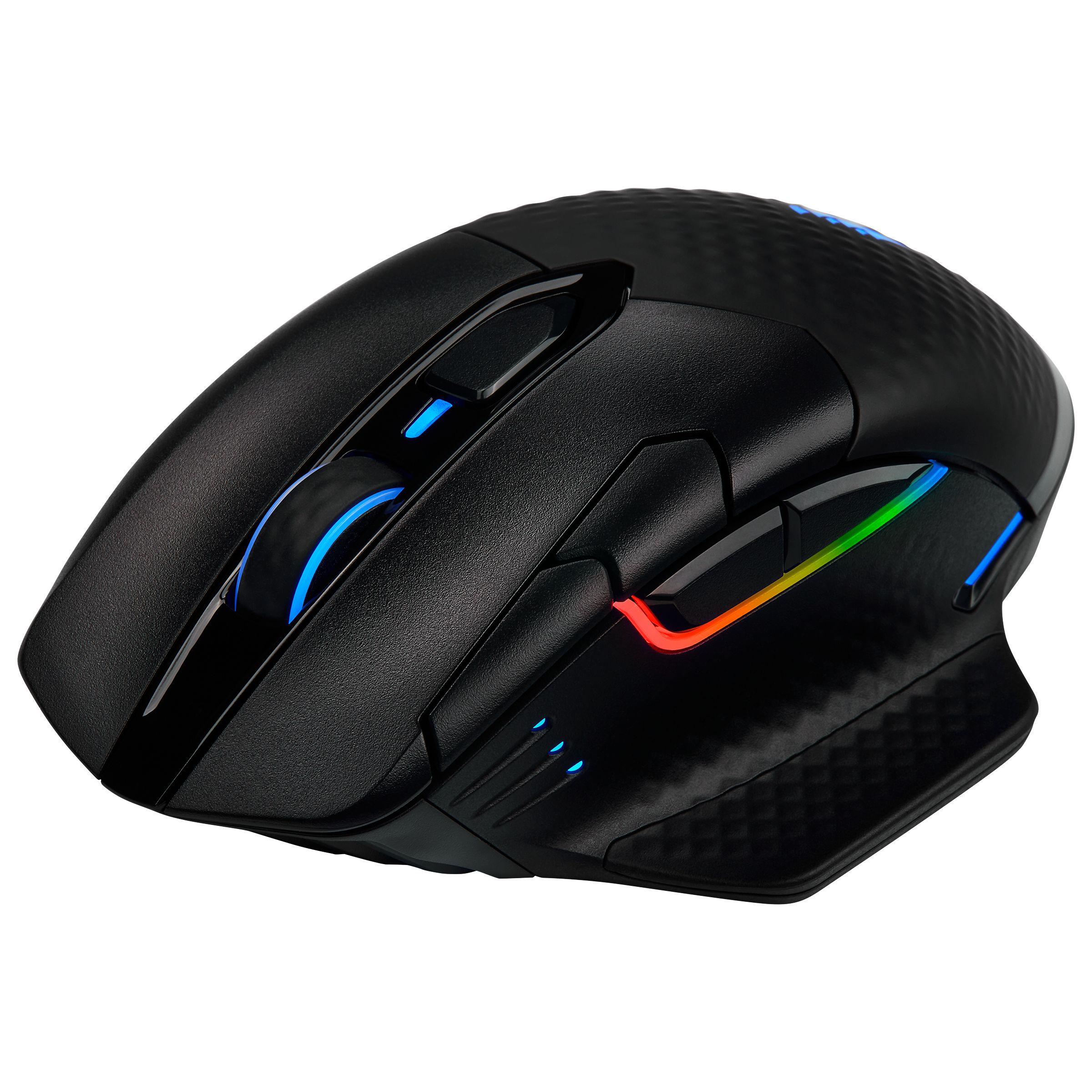 Геймърскa безжична мишка Corsair DARK CORE RGB PRO - 9315411-EU