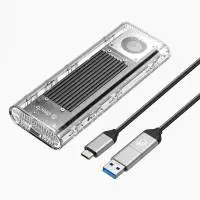 Orico външна кутия за диск Storage - Case - M.2 NVMe M key - 40Gbps, USB-A/USB-C - TCM2-U4-BK-BP