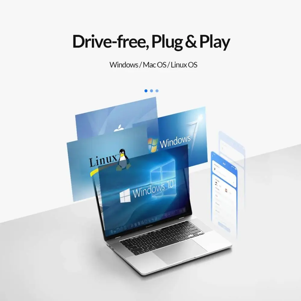 Orico хъб USB3.1 HUB Type-C - 2 x USB3.0, 2 x USB-C - PAPW2AC-C3-05-BK-EP