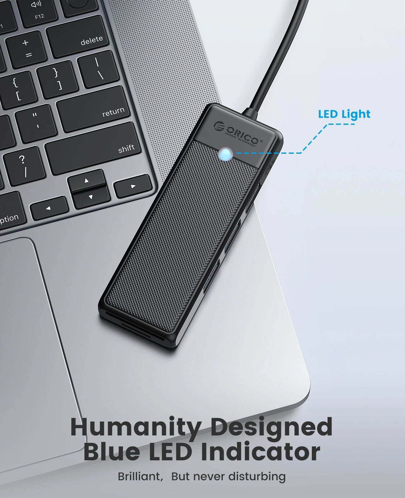 Orico хъб USB3.1 HUB Type-C - 4 x USB3.0 - PAPW4A-C3-015-WH