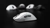 Професионална геймърска мишка Lamzu PARO 8K White - Wireless Gaming Mouse