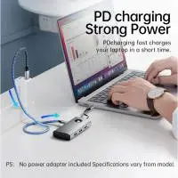 Orico докинг станция Docking Station Type-C - PW11-6P25R-GY-BP - HDMI, USB-A x 3, PD100W x 1, LAN (2.5Gbps)