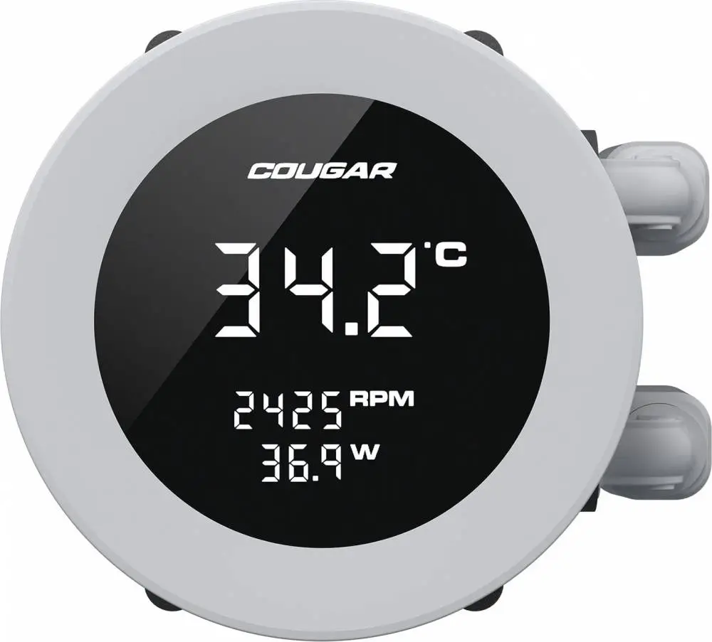 Водно охлаждане COUGAR Poseidon Vistek ARGB 240 AiO Liquid Watercooling White - CGR-PSDVARGB-W-240