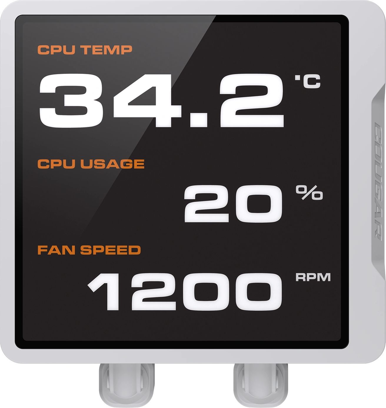 Водно охалждане COUGAR Poseidon Vistek Pro ARGB 240 AiO Liquid Watercooling White - CGR-PSDVPRGB-W-240