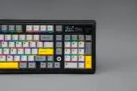 Геймърска механична клавиатура Ajazz Wireless Gaming Mechanical Keyboard AK980 V2 - Maillard Switch [Linear] (English US), Purple, White