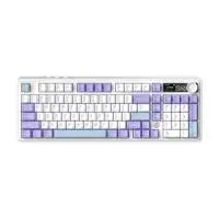 Геймърска механична клавиатура Ajazz Wireless Gaming Mechanical Keyboard AK980 V2 - Gift Switch [Linear] (English US), Purple, White, Blue