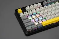 Геймърска механична клавиатура Ajazz Wireless Gaming Mechanical Keyboard AK980 V2 - Gift Switch [Linear] (English US), Purple, White, Blue