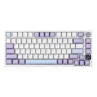 Геймърска механична клавиатура Ajazz Wireless Gaming Mechanical Keyboard AK820 PRO - Gift Switch [Linear] (English US), Purple, White, Blue