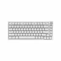 Геймърска механична клавиатура Ajazz Gaming Mechanical Keyboard AK820 - Blue Switches [Tactile] (English US), White, Blue Light