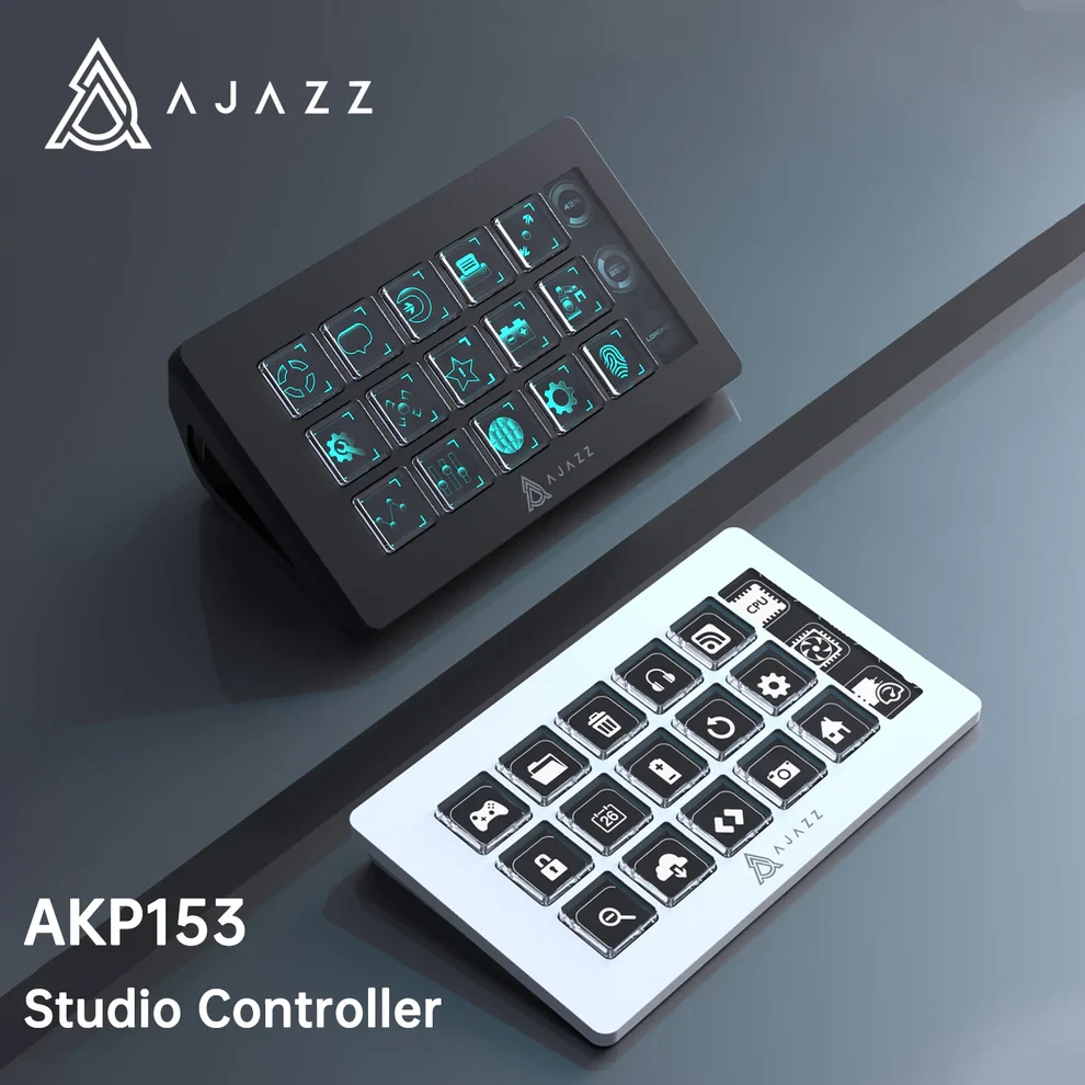 Ajazz стрийминг хъб/дек Streaming HUB AKP153E Black