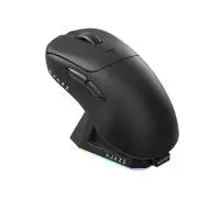 Ajazz професионална геймърска мишка AJ179 PRO - Wireless Gaming Mouse - 8K, Magnetic Charging Dock, Black