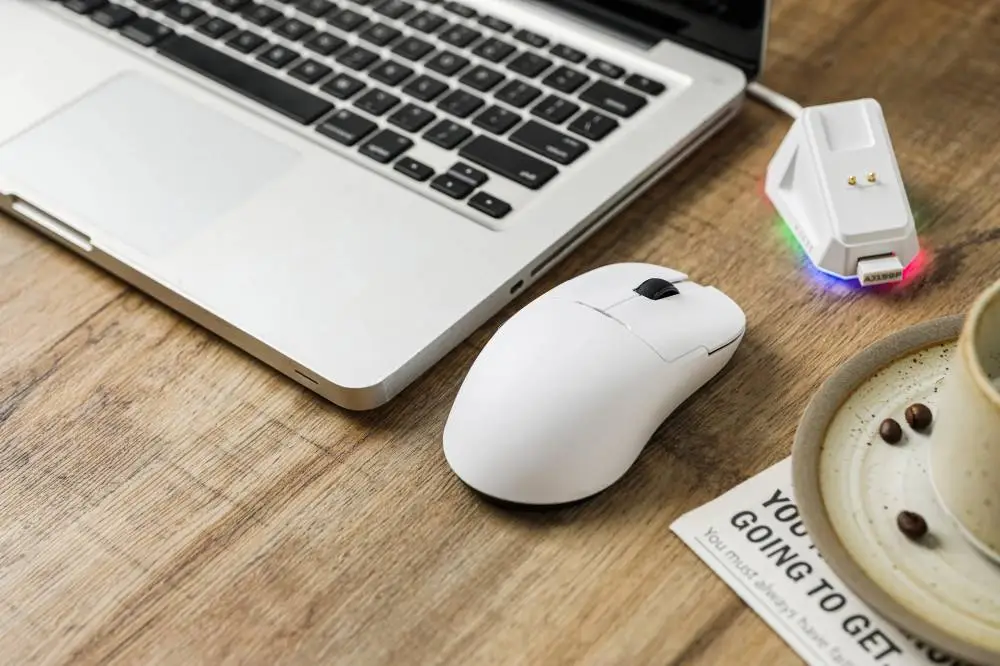 Ajazz επαγγελματικό gaming ποντίκι AJ159 PRO - Wireless Gaming Mouse - 8K, Magnetic Charging Dock, Μαύρο