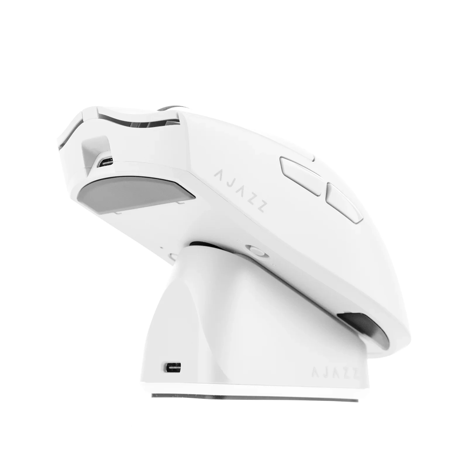 Ajazz επαγγελματικό gaming ποντίκι AJ139P V3 MC - Wireless Gaming Mouse - 1K, Magnetic Charging Dock, Λευκό