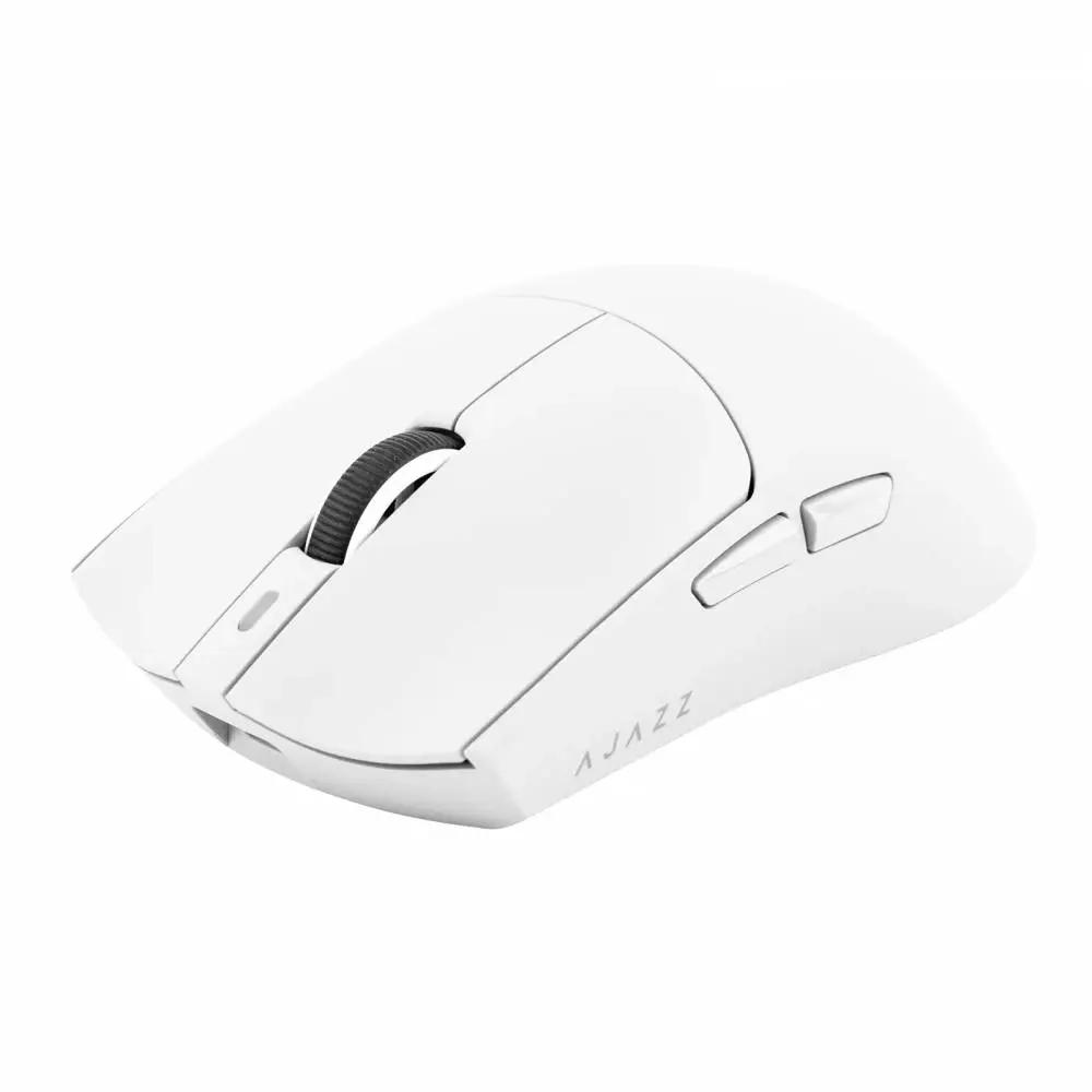 Ajazz επαγγελματικό gaming ποντίκι AJ139P V3 MC - Wireless Gaming Mouse - 1K, Magnetic Charging Dock, Λευκό