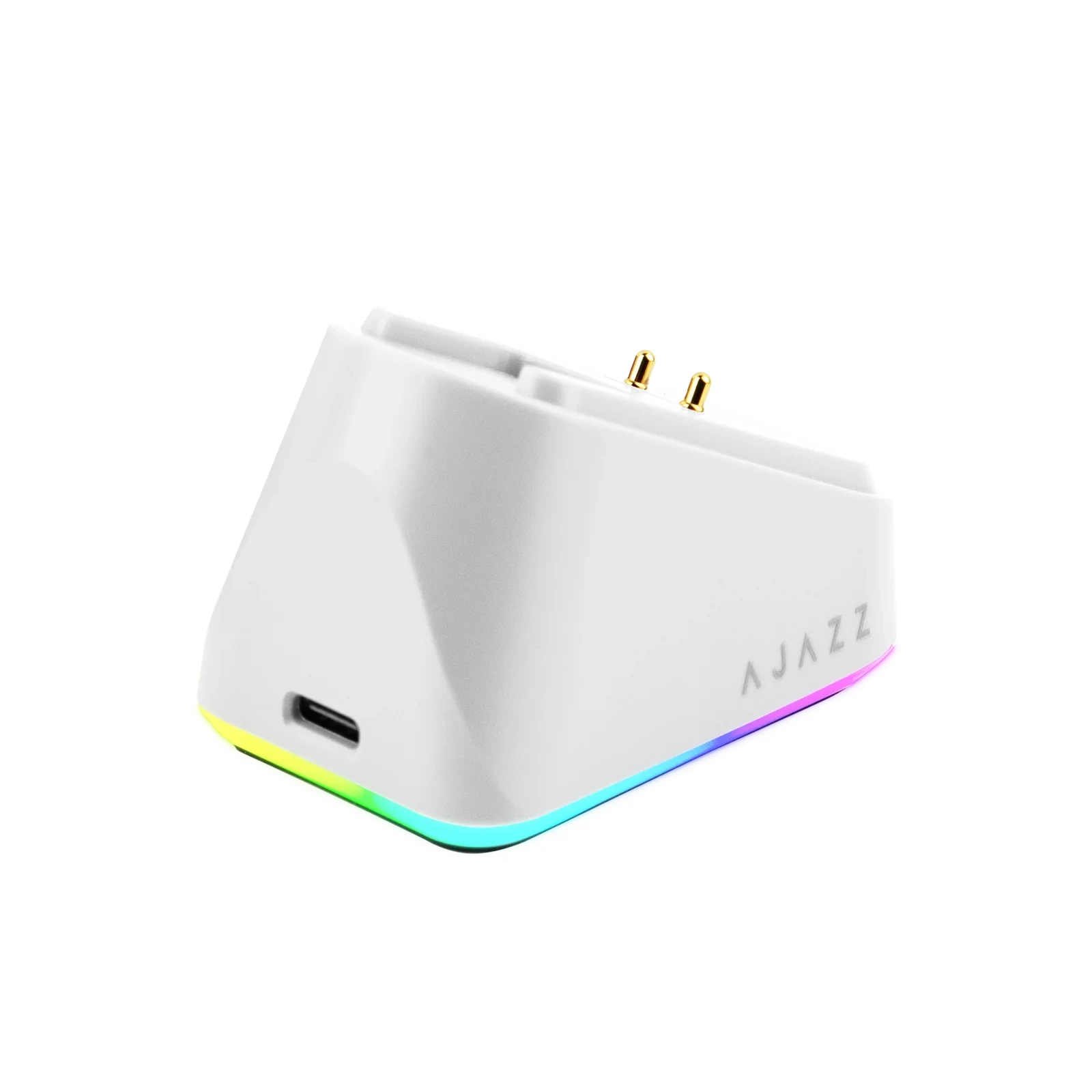 Ajazz επαγγελματικό gaming ποντίκι AJ139P V3 MC - Wireless Gaming Mouse - 1K, Magnetic Charging Dock, Λευκό