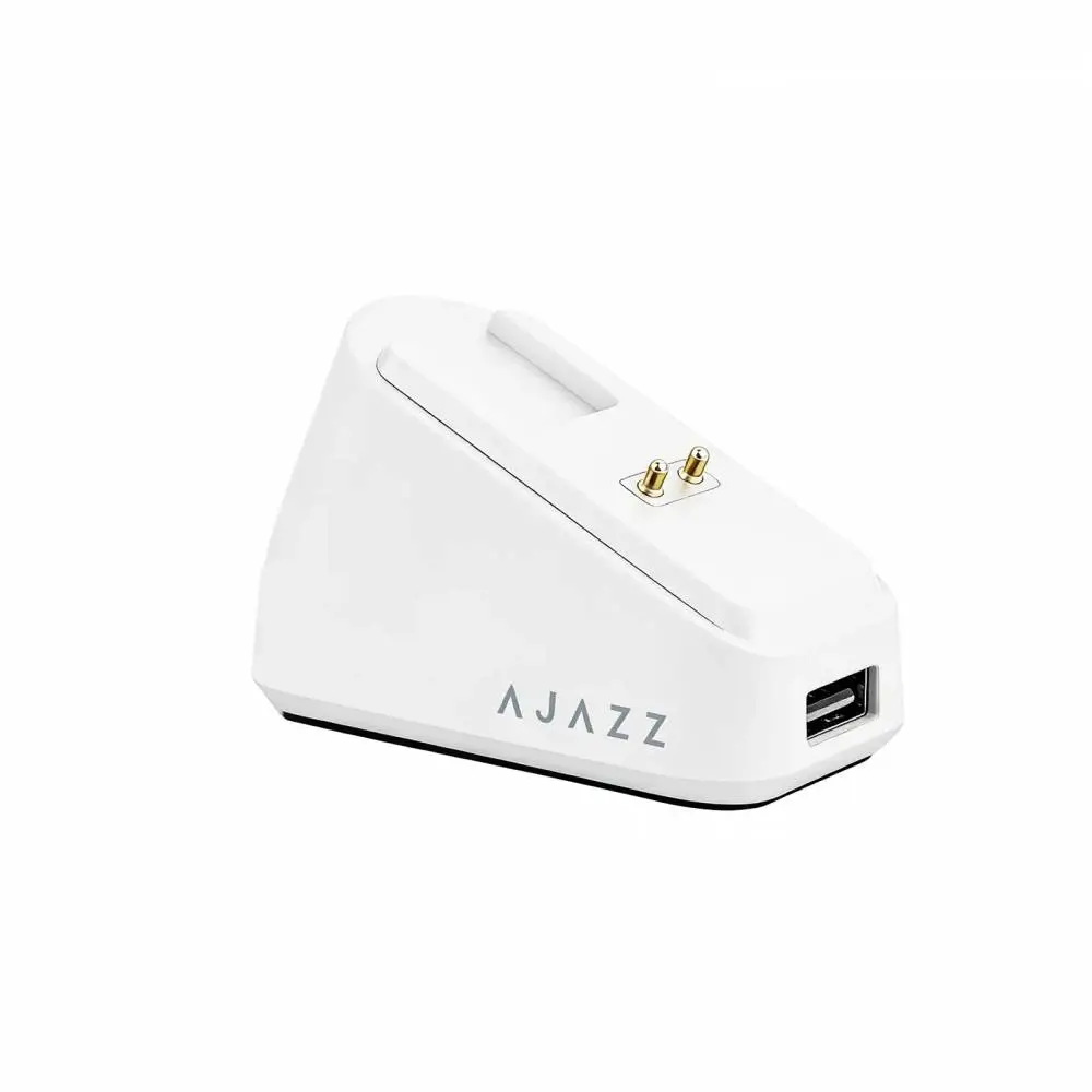 Ajazz професионална геймърска мишка AJ139P V3 MC - Wireless Gaming Mouse - 1K, Magnetic Charging Dock, White