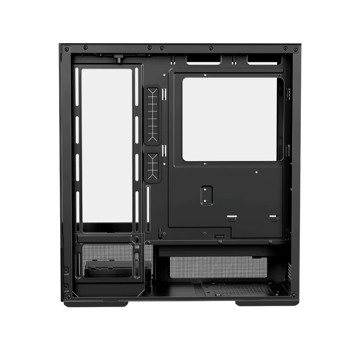 1stPlayer Кутия Case ATX - Crystal Vision CV7 Black - 5 x 120 mm included